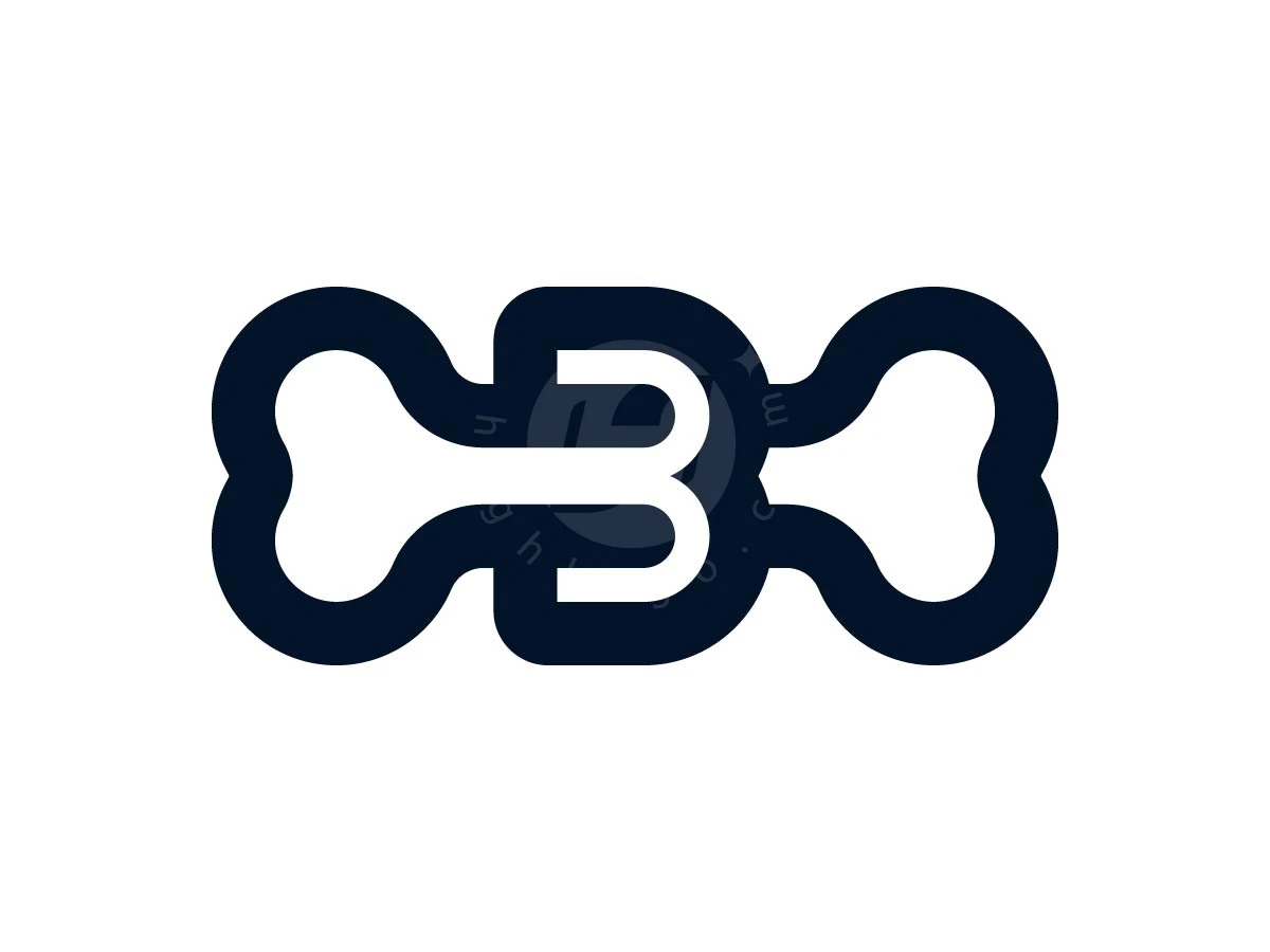 Letter B Bone Logo - Animal Logo design by Valdesign for sale on Highlogo