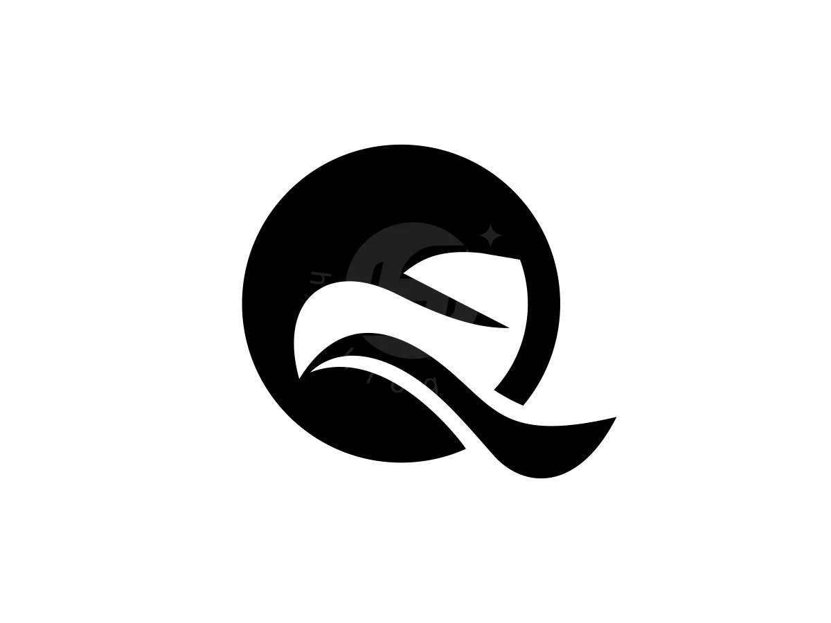 Logo Combining The Letter Q And An Eagle - Logo Logo design by hikam for sale on Highlogo