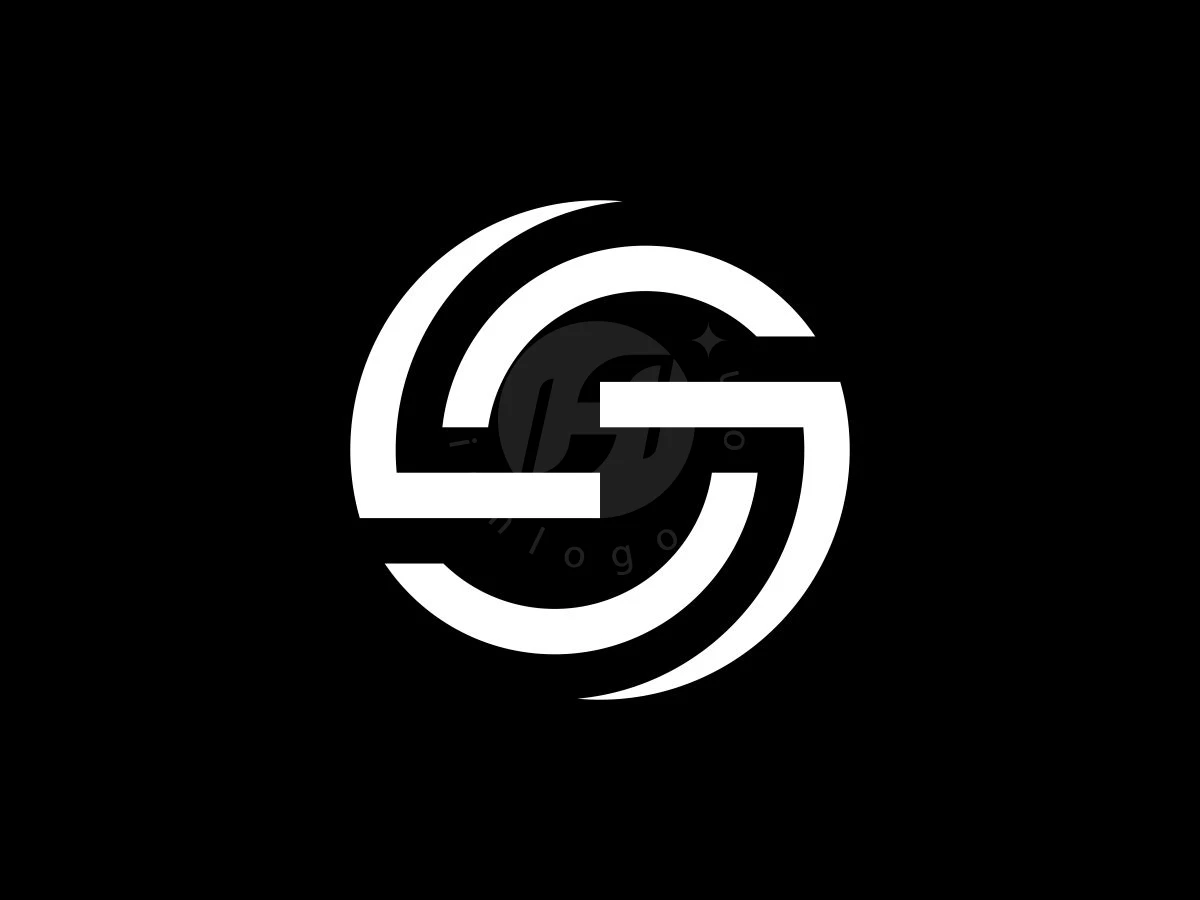 Futuristic Circular SS Monogram Logo - preview 1