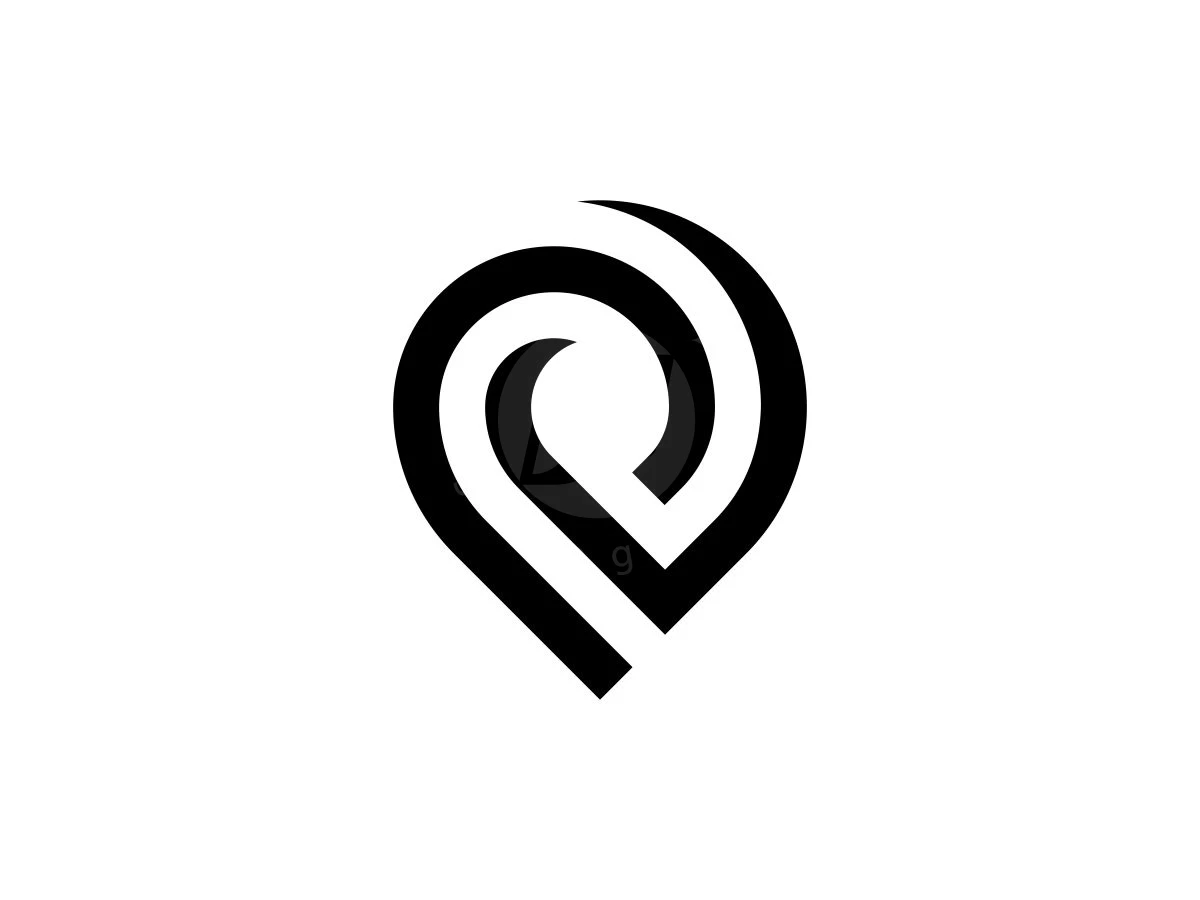 Futuristic Letter P Map Pin Logo - Travel Logo design by ignatius bimo for sale on Highlogo