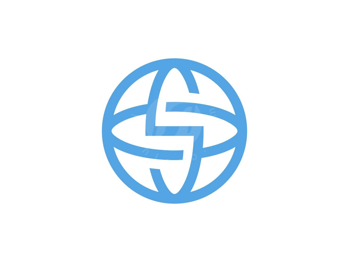 Futuristic Letter S Globe Logo - Financial Logo design by ignatius bimo for sale on Highlogo