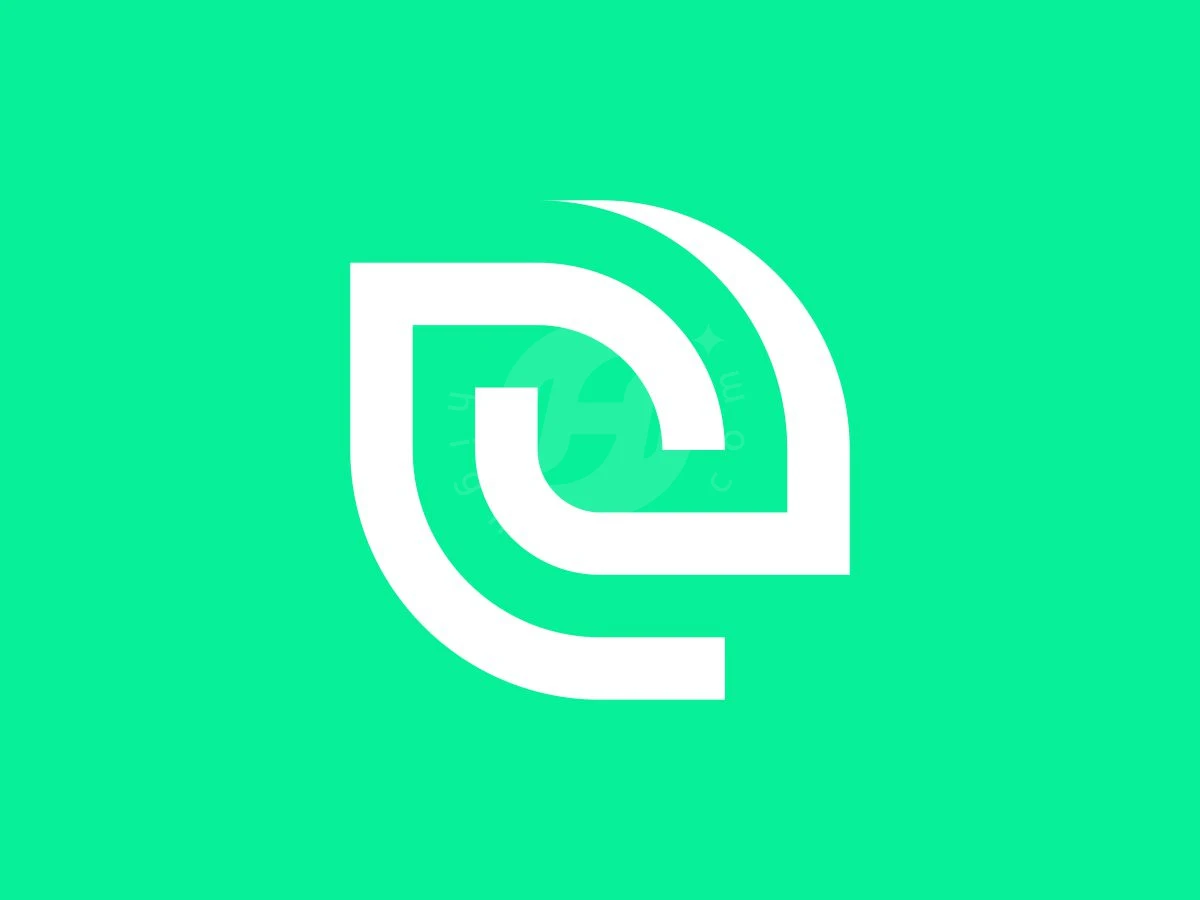 Geometric Letter E Leaf Logo - Health Logo design by ignatius bimo for sale on Highlogo