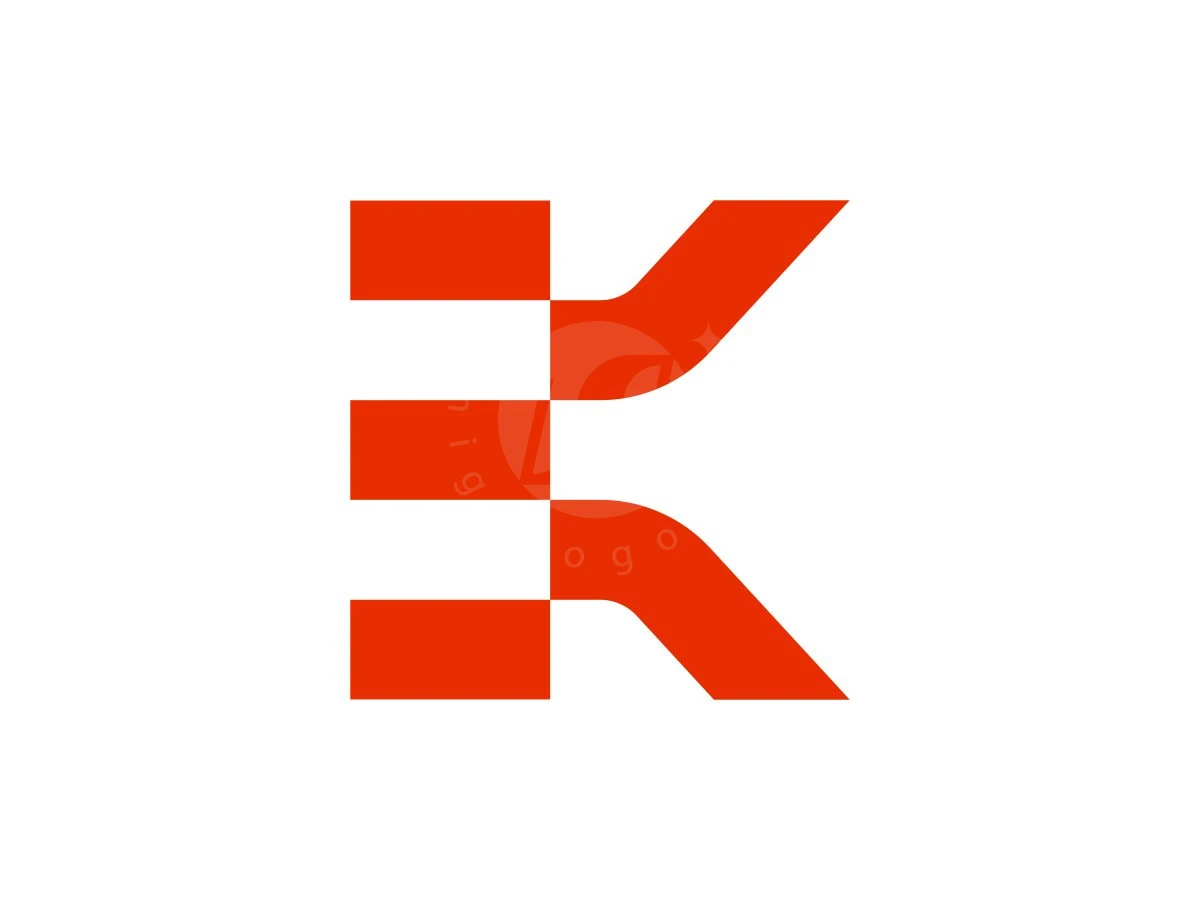 Abstract EK Or KE Monogram Logo - Technology Logo design by ignatius bimo for sale on Highlogo
