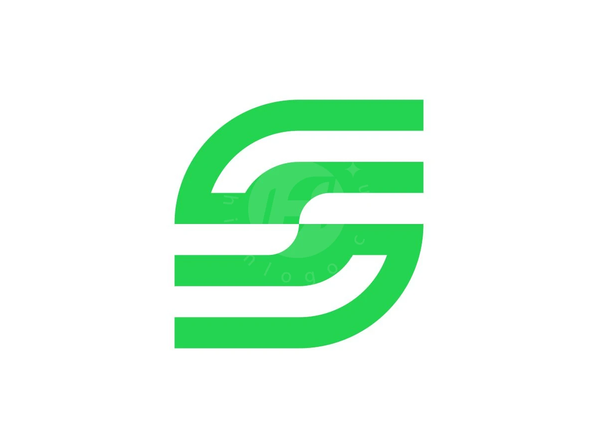 Abstract Letter S Leaf Logo - Technology Logo design by ignatius bimo for sale on Highlogo