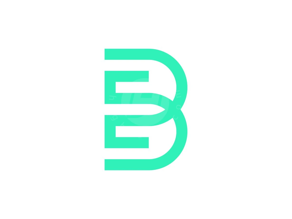 Futuristic Abstract BE Or EB Letter Logo - Logo Logo design by ignatius bimo for sale on Highlogo