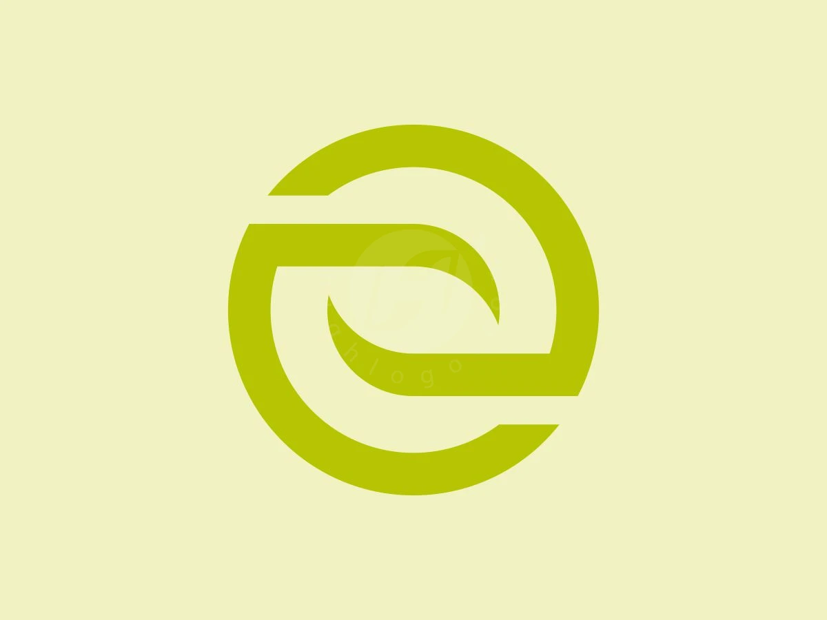 Letter E Leaf Geometric Logo - Health Logo design by ignatius bimo for sale on Highlogo