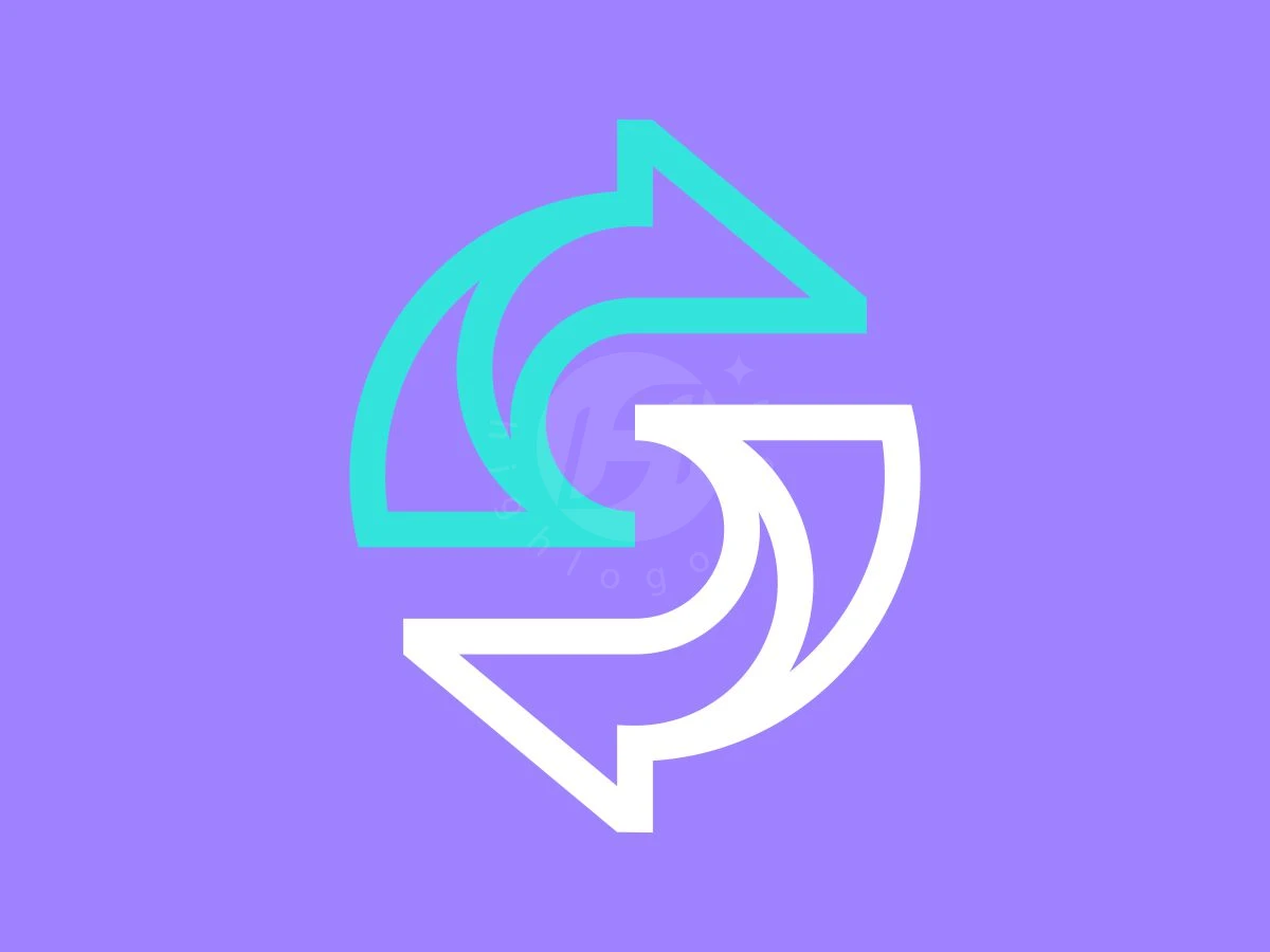 Letter S Sync Geometric Logo - preview 1
