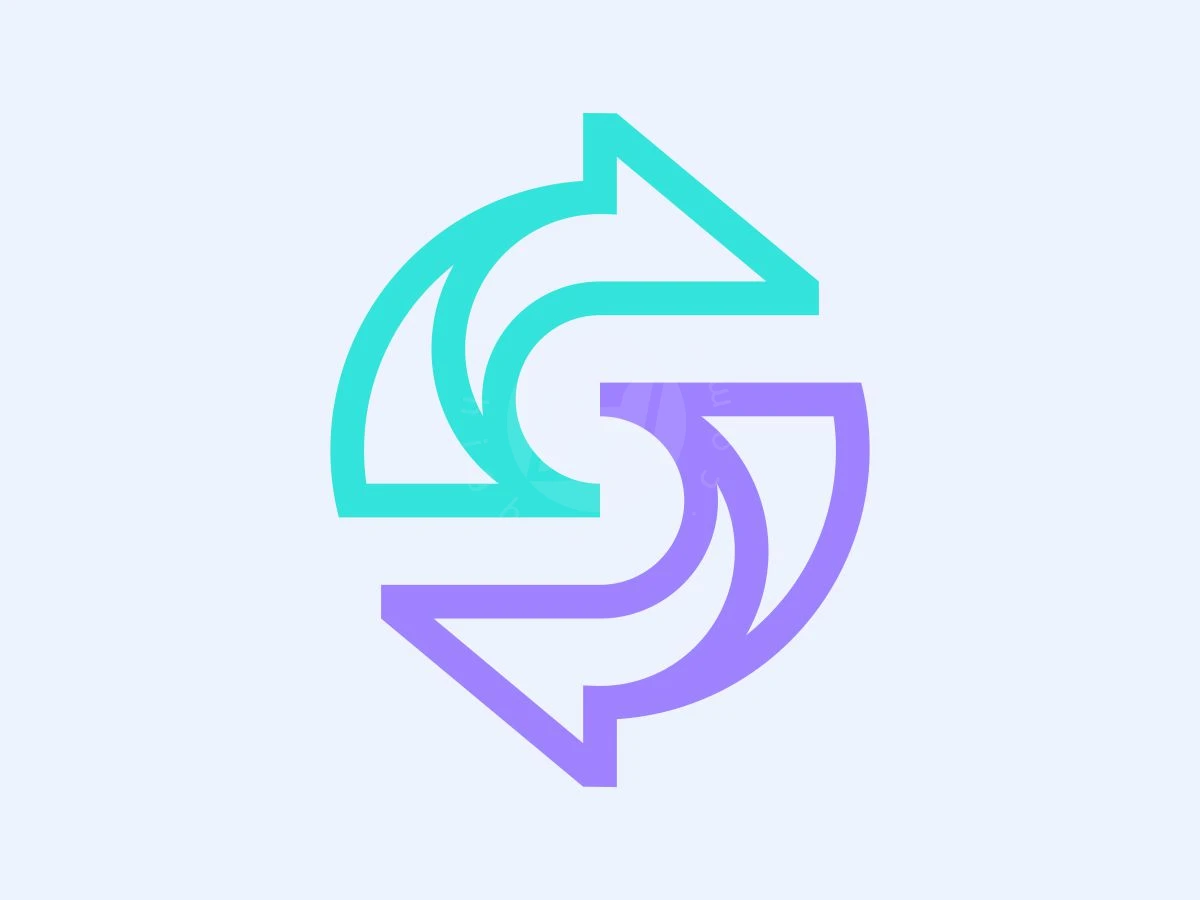 Letter S Sync Geometric Logo - Technology Logo design by ignatius bimo for sale on Highlogo