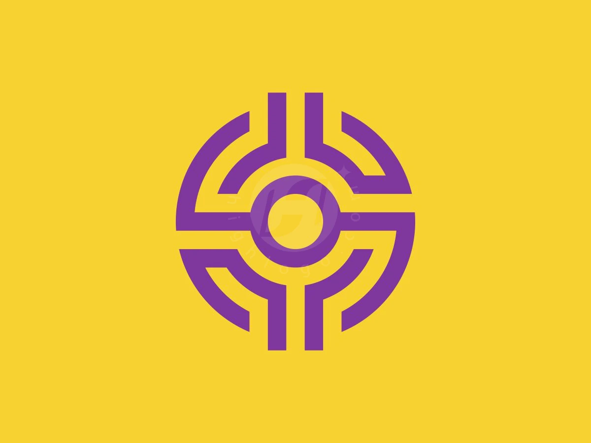 Letter S Crypto Geometric Logo - preview 1