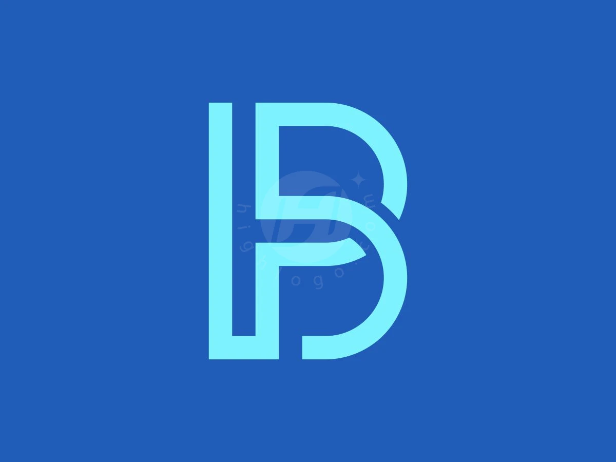 Futuristic Abstract BP Or PB Letter Logo - Monograms Logo design by ignatius bimo for sale on Highlogo