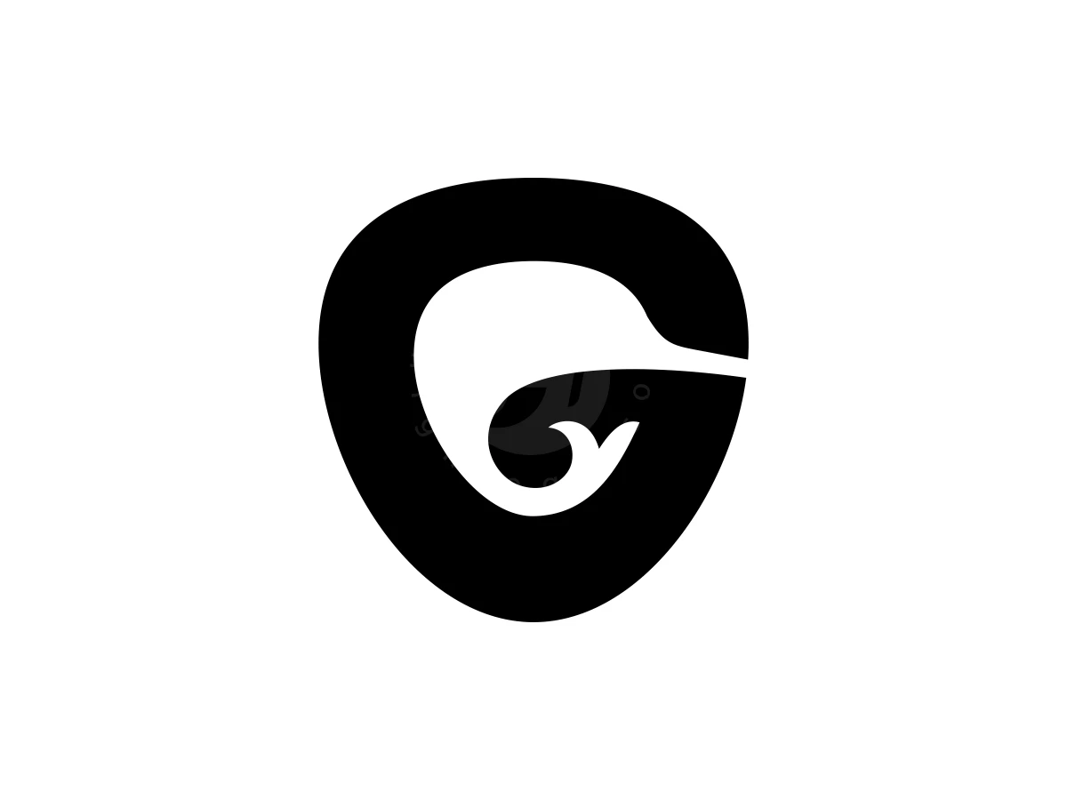 Happy Dolphin Letter G Logo - Lettermark Logo design by furqontino for sale on Highlogo